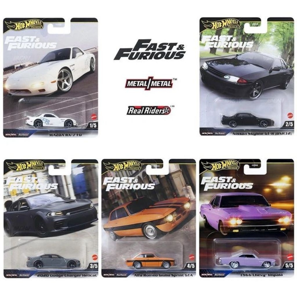 Hotwheels Fast and Furious premium