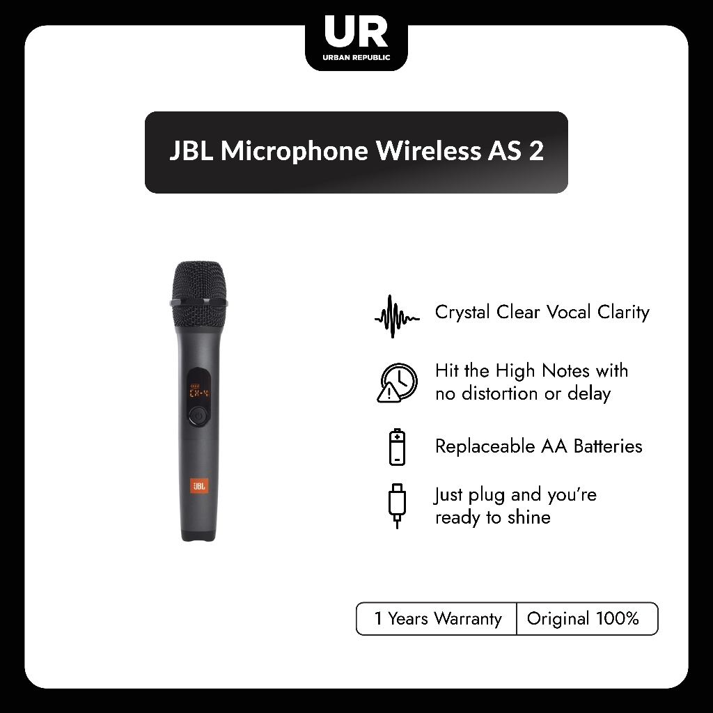 JBL Wireless Microphone Wireless AS 2