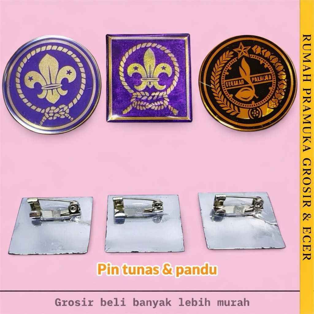 Pin Tunas Kelapa Wosm Pramuka Bros Wosm Tunas Kelapa Pramuka