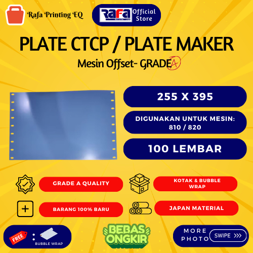 Plate Ctcp master Plate positif offset 810 / 820