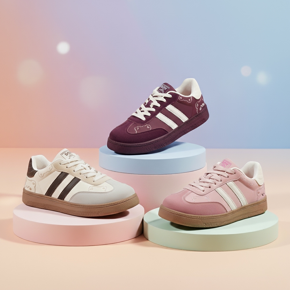 Sneakers DNY Signature Sepatu Kets Wanita Import Korean Style Model Kekinian Sepatu Sport Wanita Sep