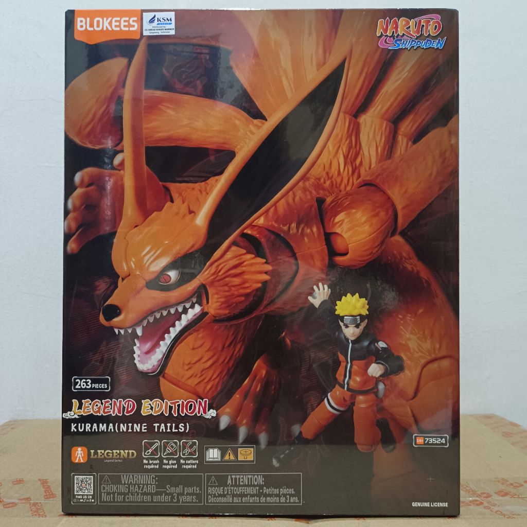 Blokees Naruto Kurama Nine Tails Legend Edition - Mainan Action Figure Naruto Kurama Original