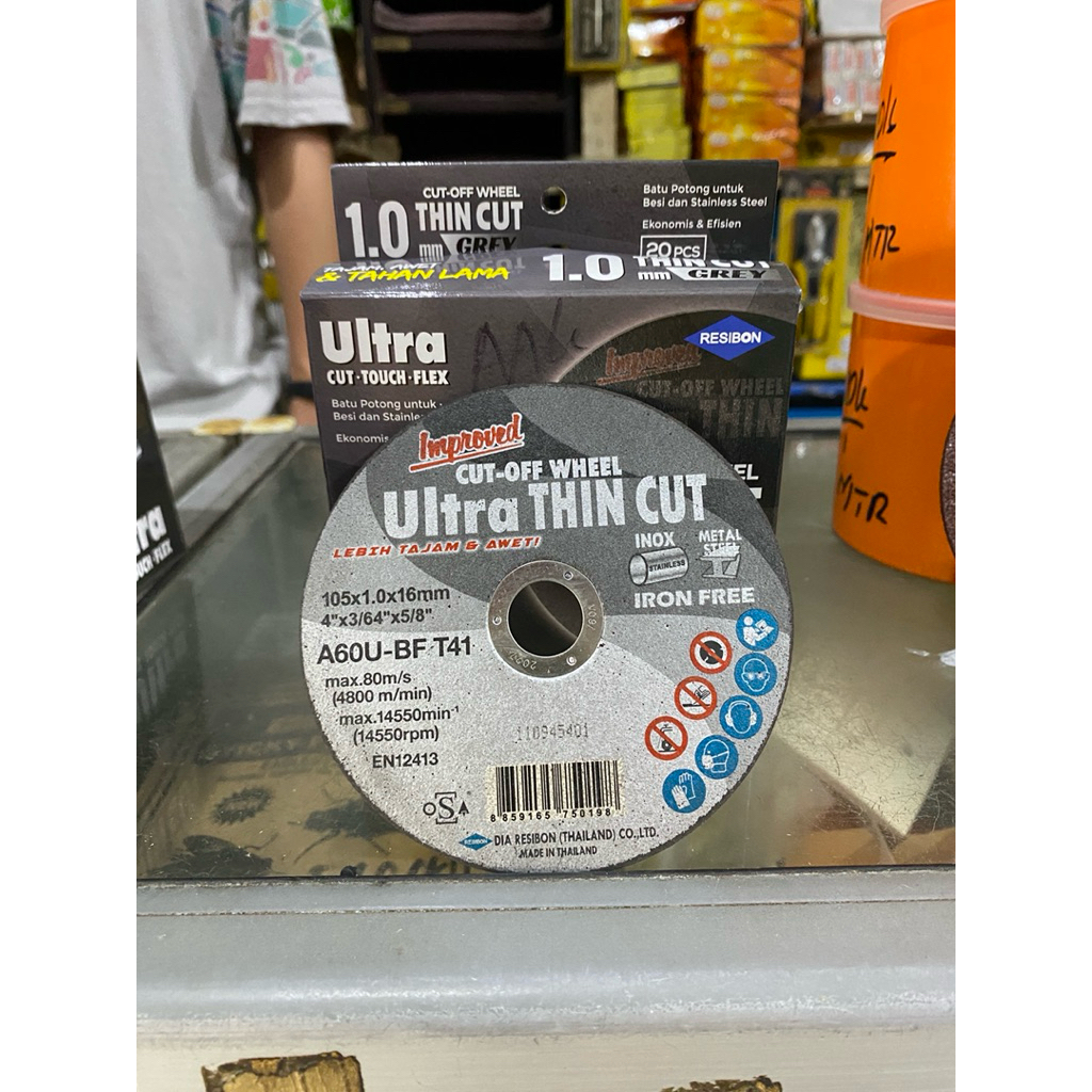 Mata Gerinda Potong Besi Ultra Cut Ultra Thin | Cutting Wheel Besi Tipis | Batu Potong Gerinda Besi