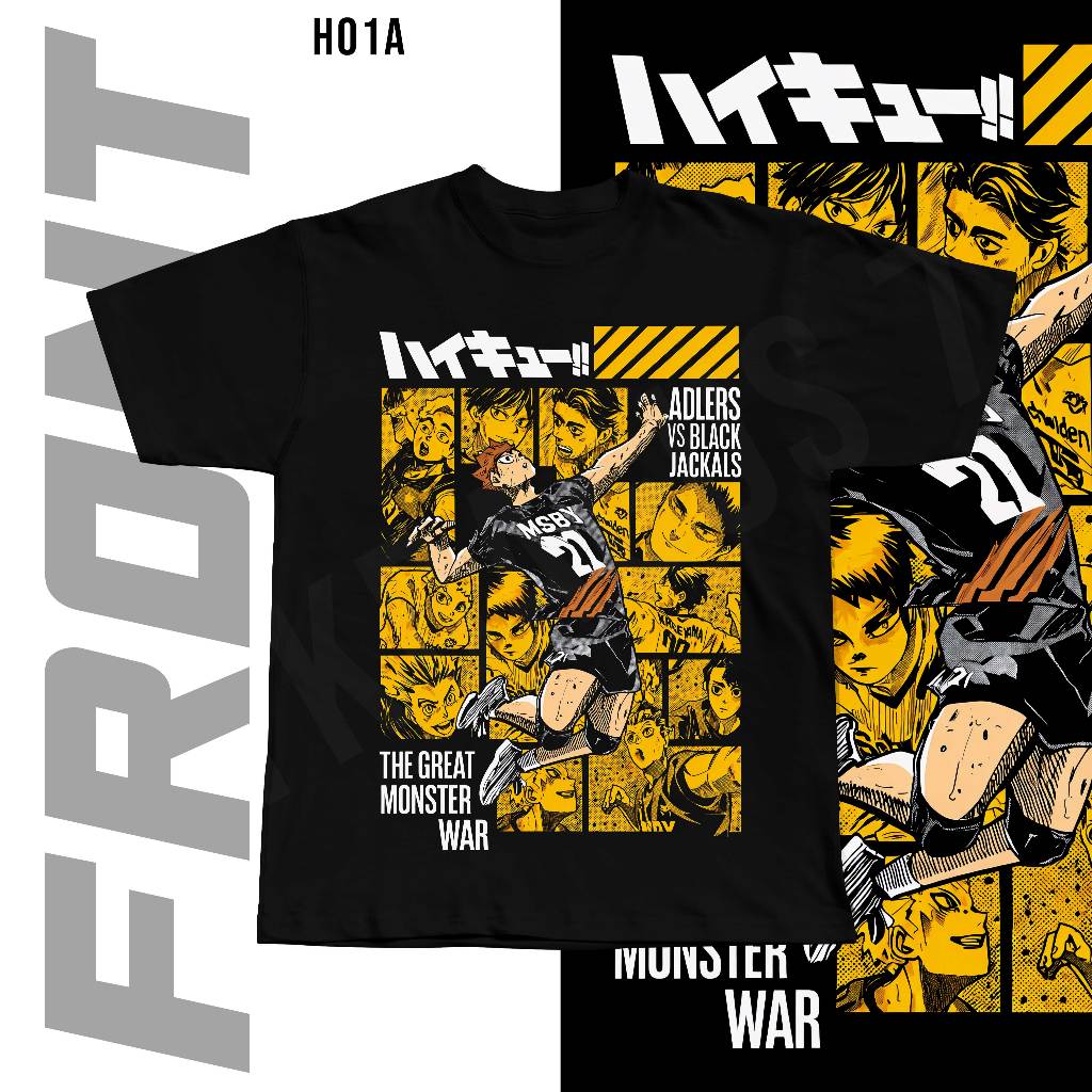 Haikyuu H0 Series Kaos Unisex Pria Wanita Anime Collections