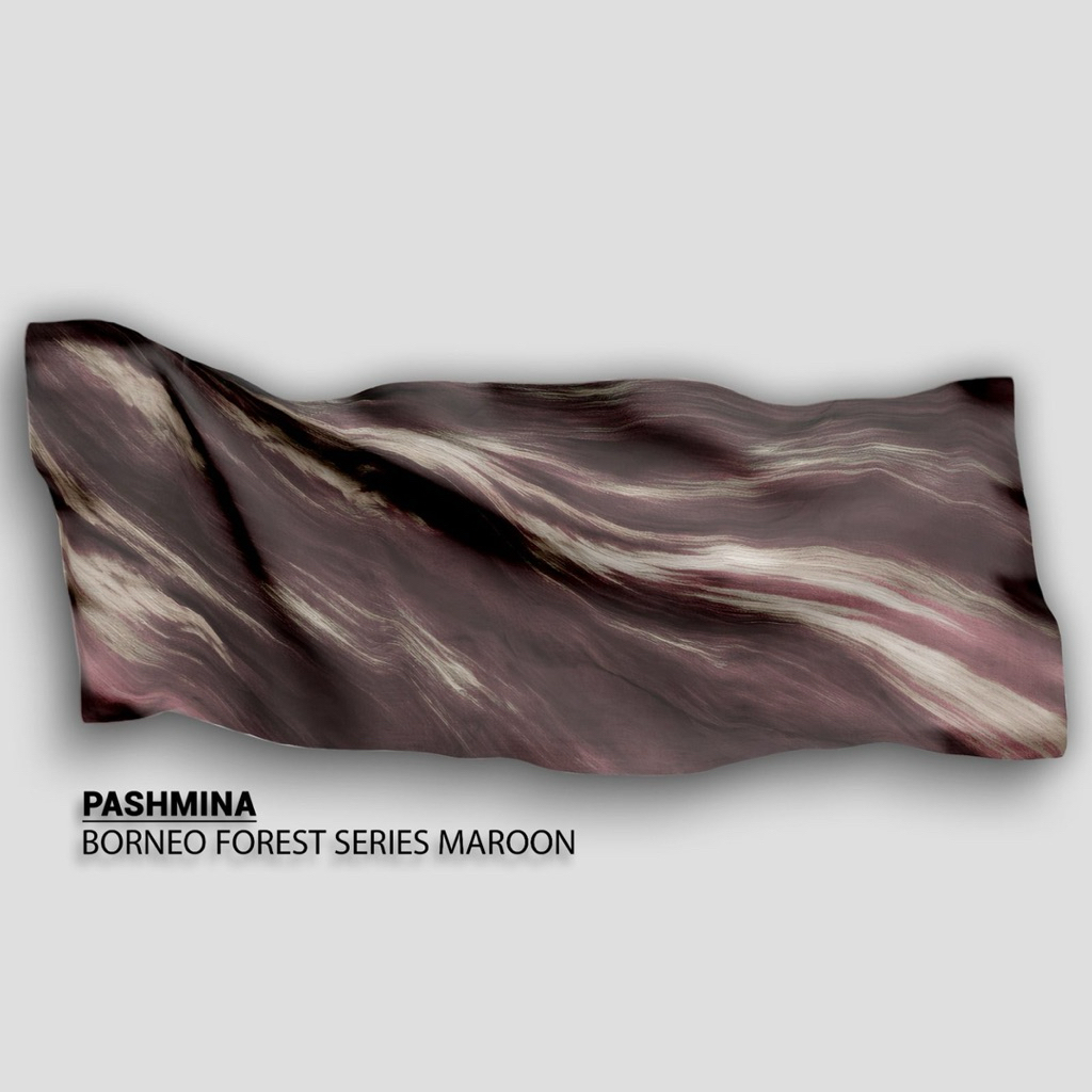 Pashmina Ceruti Printed Abstrak - Pashmina Printed / Pashmina Viral