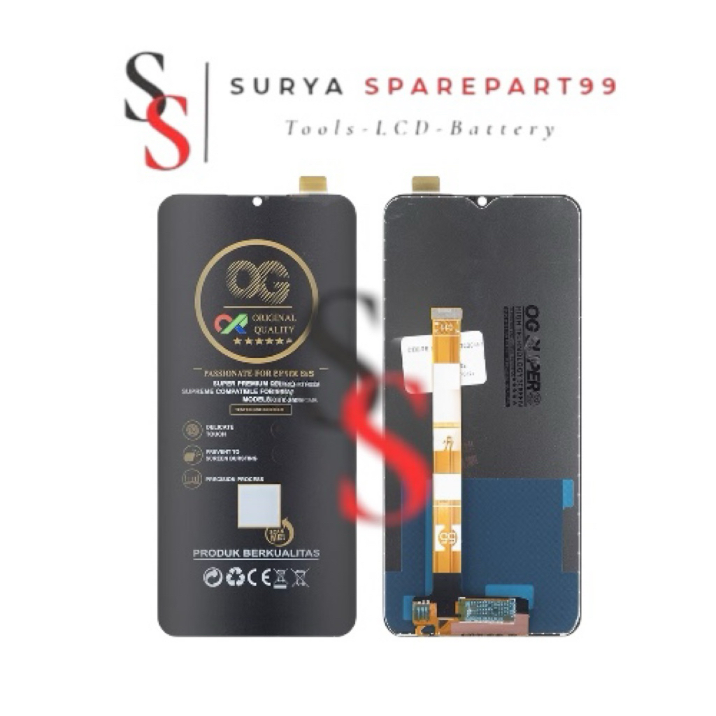 LCD TOUCHSCREEN REALME C15 QUALCOMM COMPLETE 1SET