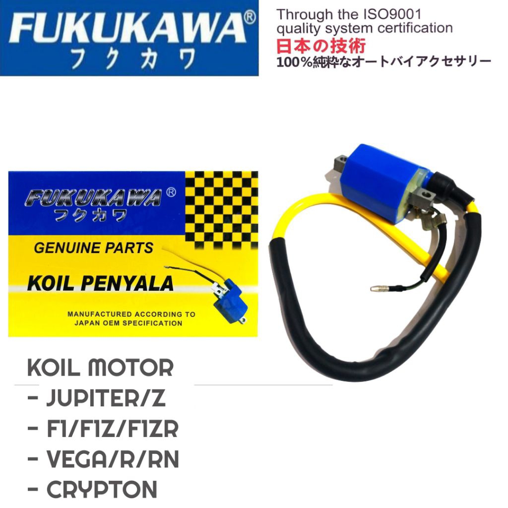 COIL JUPITER Z FUKUKAWA koil pengapian penyala crypton vega r new