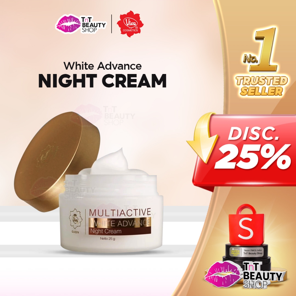 Viva Queen Multiactive White Advance Night Cream - 25 gr | TnT Beauty Shop