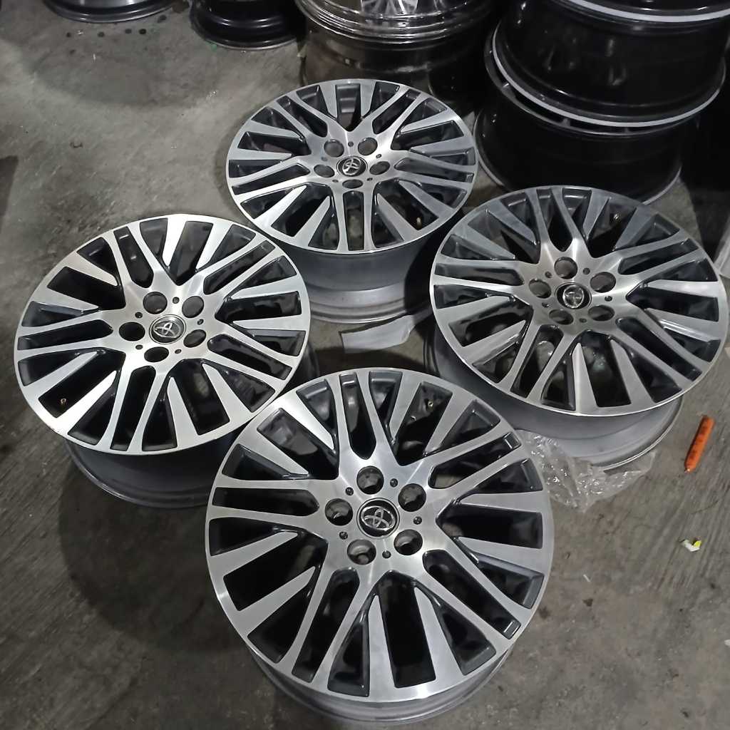 velg mobil oem original alphard ring 18 copotan seken like new murah