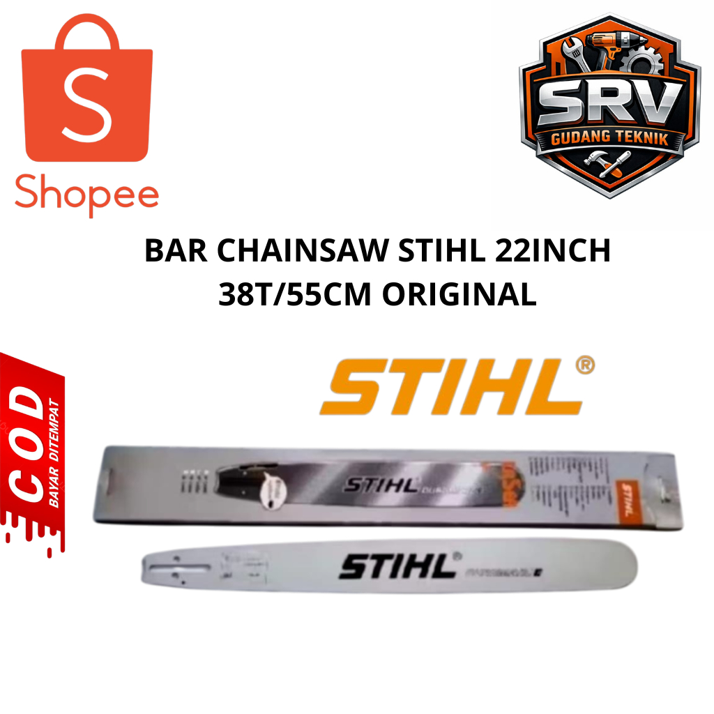 Bar Chainsaw STIHL 22 INCH 38T/55CM bar senso STIHL 22 INCH BAR SENSO 22 INCH STIHL SIAP PAKAI
