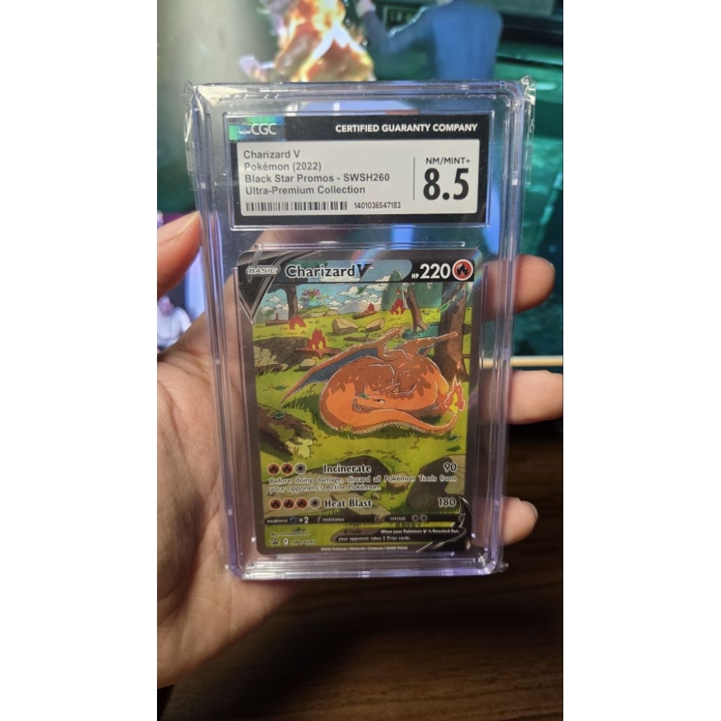 Charizard V Promo CGC 8.5