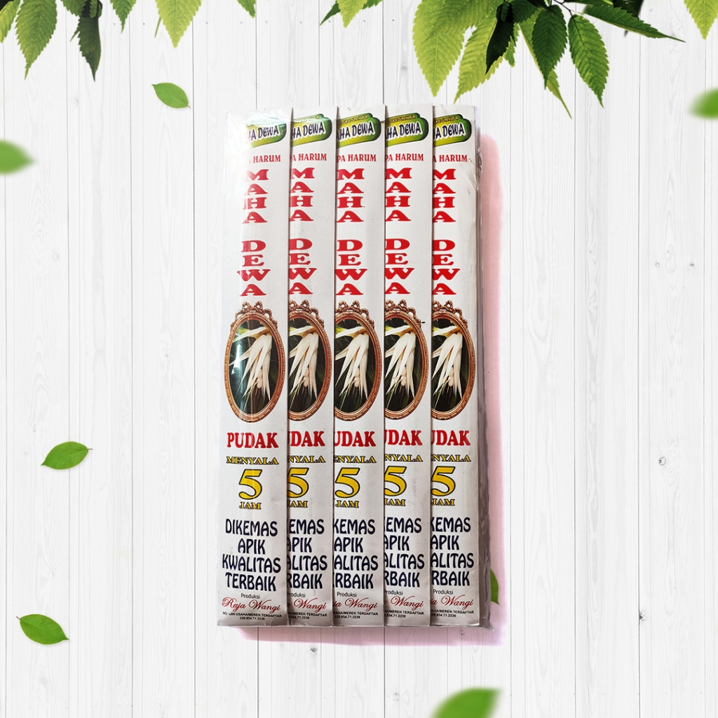 Dupa Maha Dewa 5 Jam Aroma Pudak / Dupa Harum 5 Jam