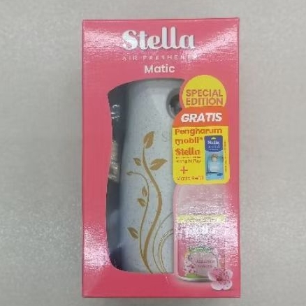 STELLA Matic Air Freshener Device + Refill + Pengharum mobil