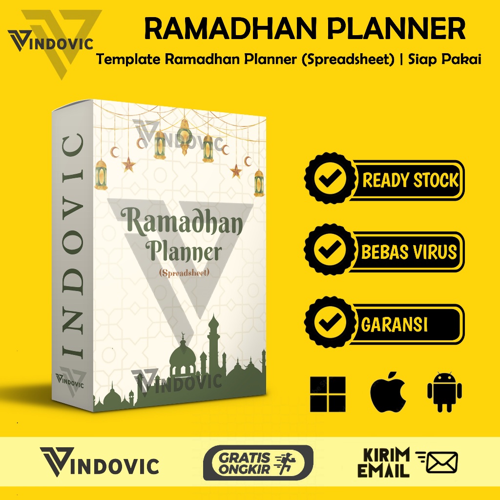 [T0837] Ramadhan Planner Printable – Lengkap & Mudah Digunakan
