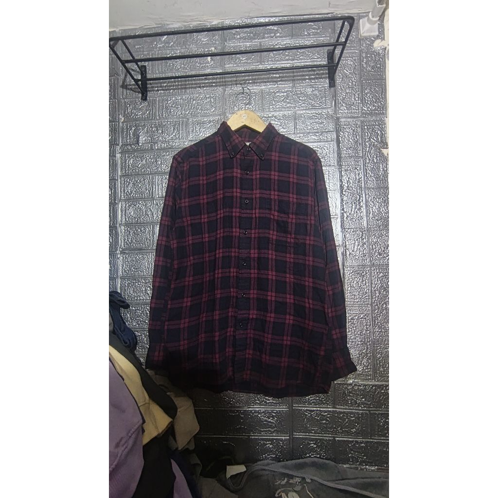 Kemeja lengan panjang unisex cewek cowok