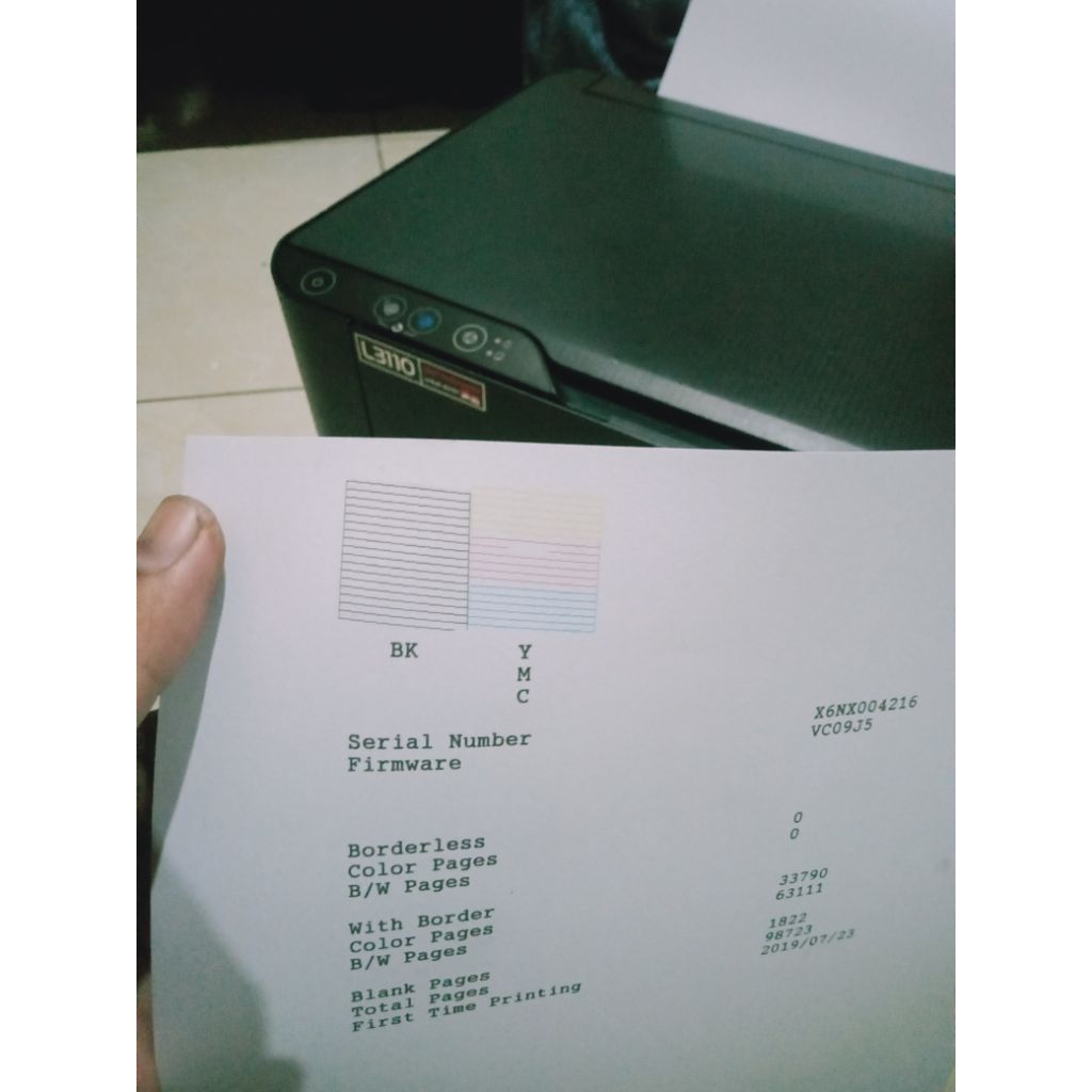 Printer Epson L3110 second