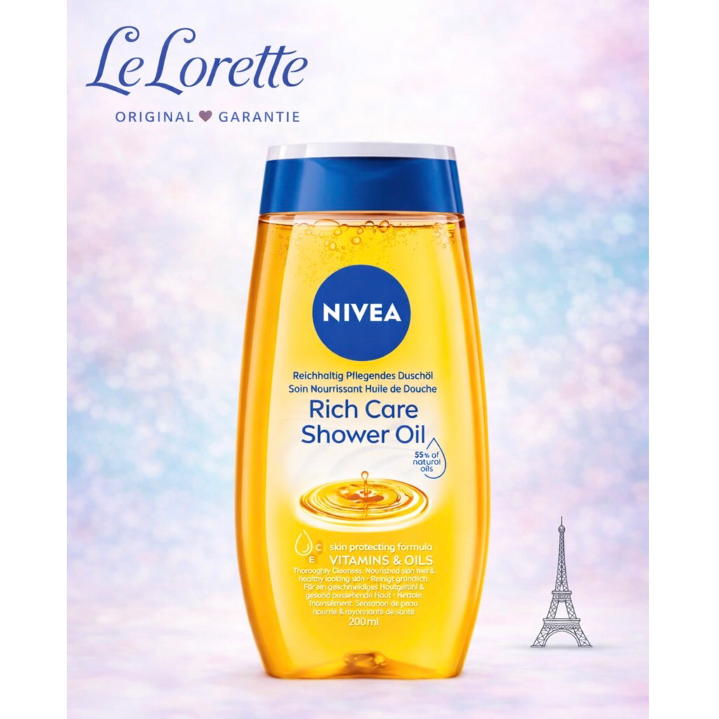 NIVEA Shower Oil 200 ML - BELANDA