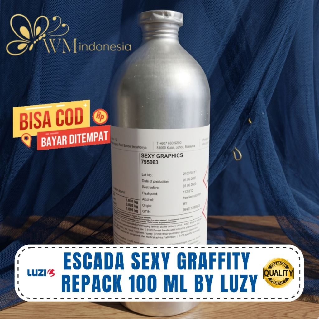 Sexy Graphic inspired Escada Sexy Graffity by Luzi 100ml Repack Non Alkohol | Aroma Elegan Modern Ta