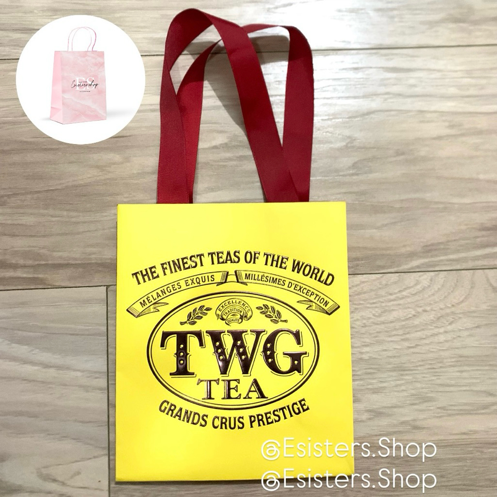 Paper Bag TWG Tea Original | Tas Kantong Belanja TWG Teh Twg Ori