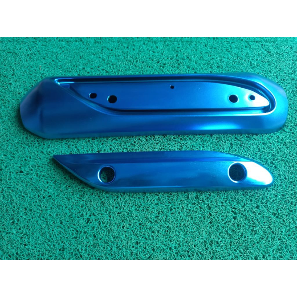 tameng knalpot besar kecil asesoris ori honda vario110 old thailand (biru)