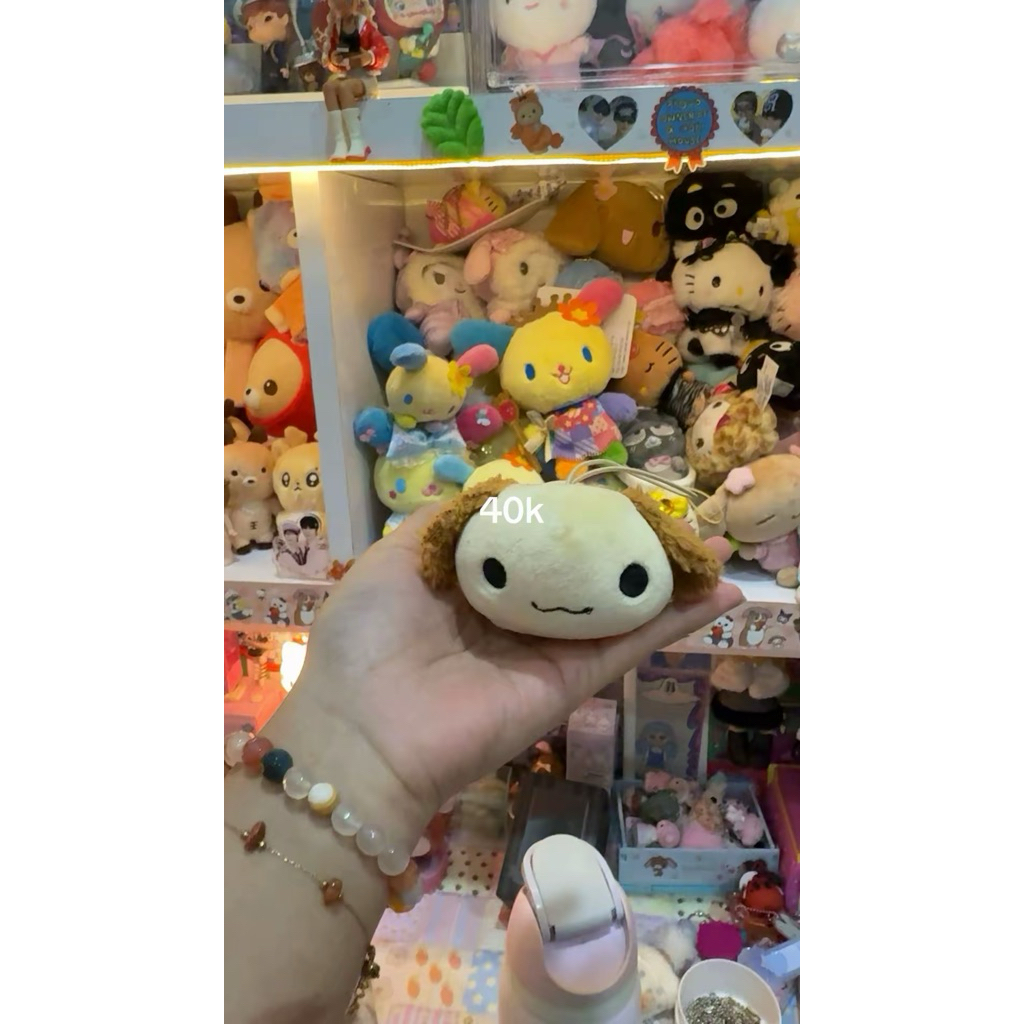 sanrio doll keychain cinnamoroll