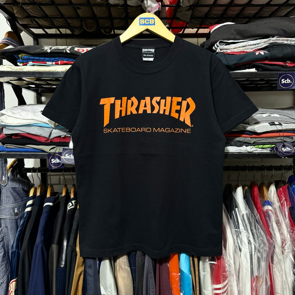 Thrasher skate mag japan release tshirt black