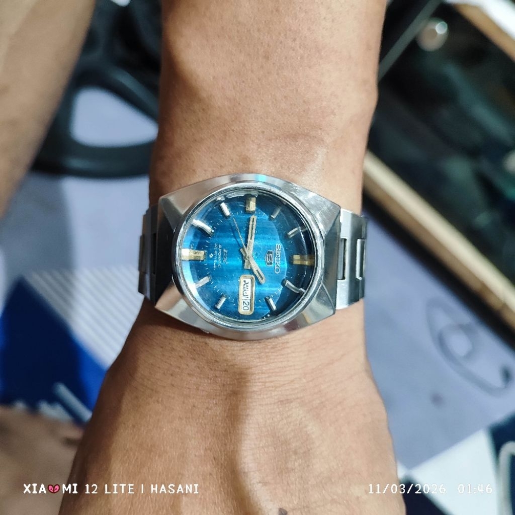 seiko 5 DX 23 jewels automatic 6106-7720 quickset hacking oke