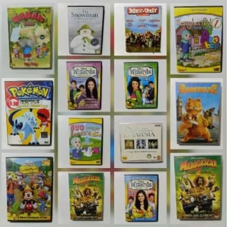 DVD VCD Pilem Kartun Anak Remaja Tintin DLL Original
