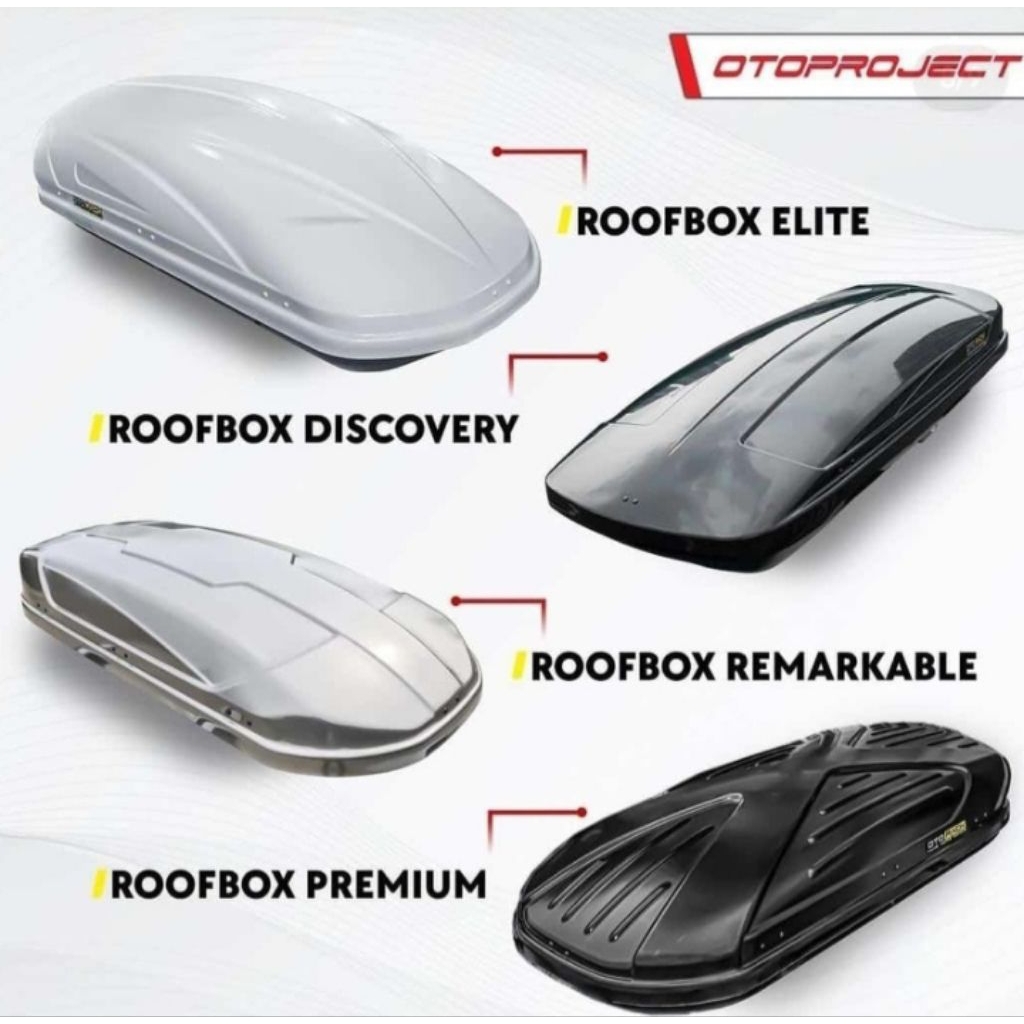 Roof Box Roofbox Otorack Series Merek Otoproject  Hitam RemarKable