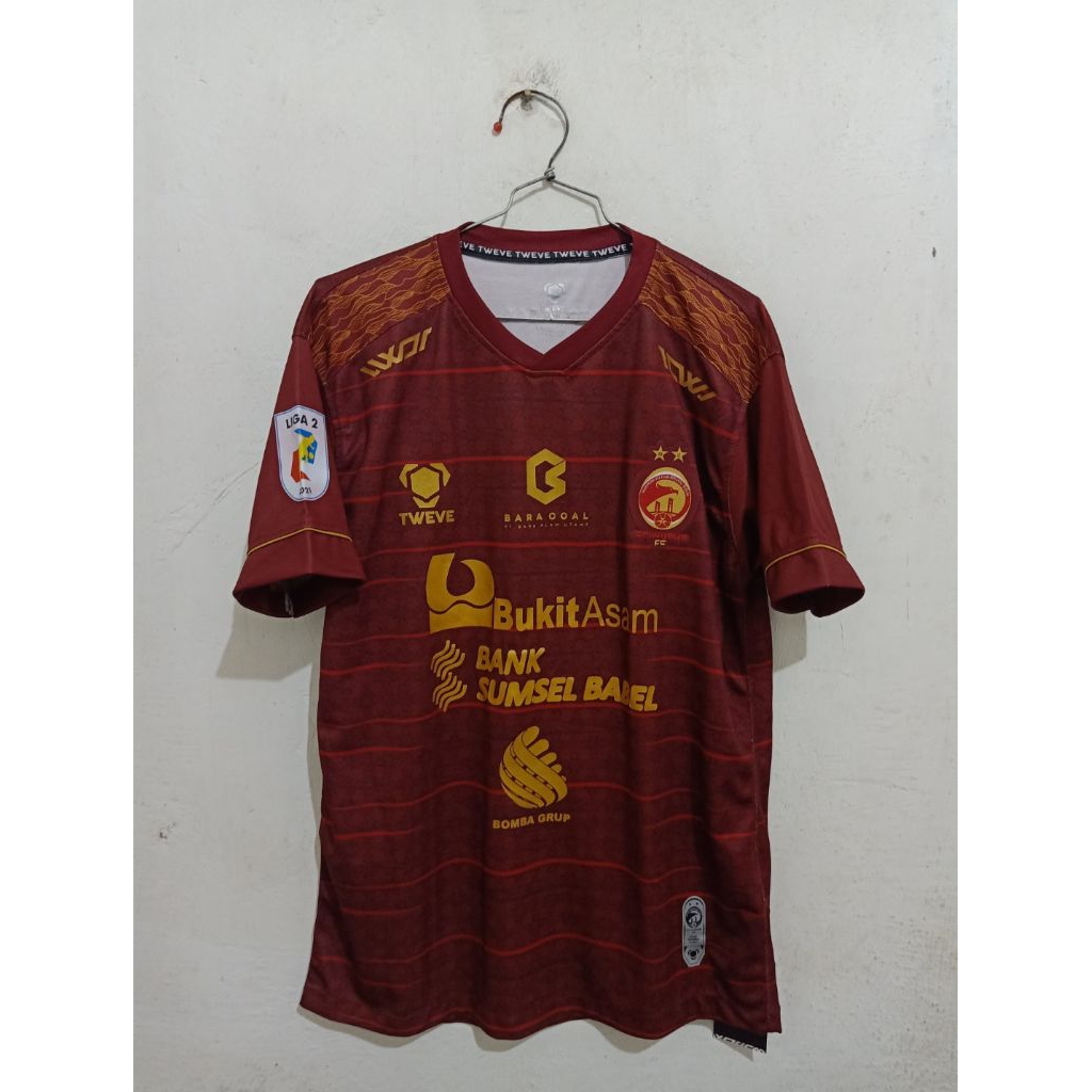 Jersey Sriwijaya FC Palembang Home Liga 2 2021 Original Player Issue Tweve Apparel