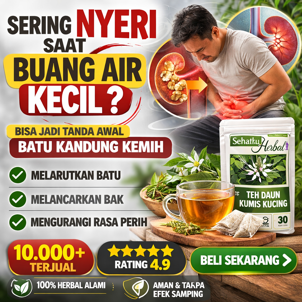 30 Tea Bag Teh Daun Kumis Kucing 100% Original Bisa COD Terlaris / Teh Kumis Kucing Asli