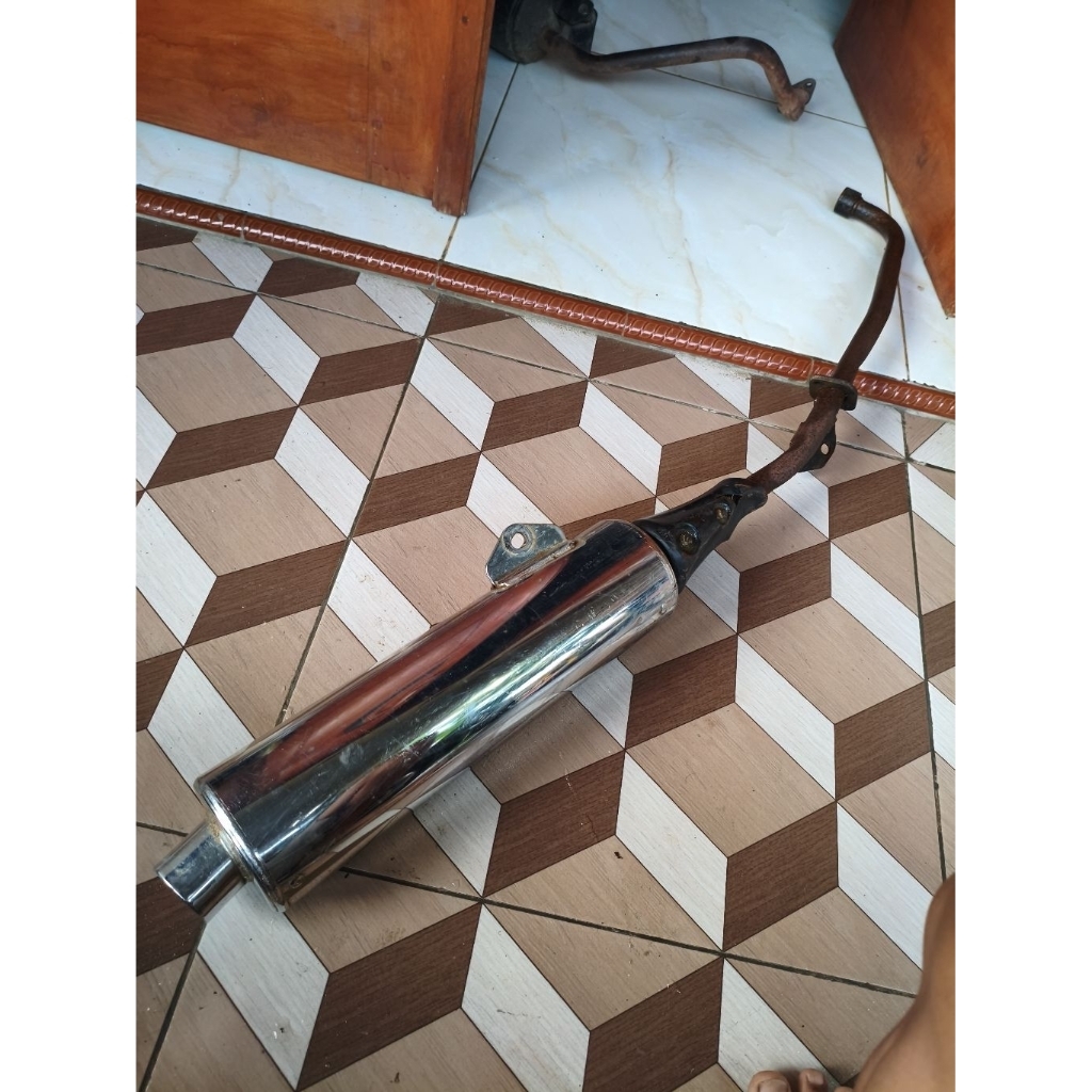 slencer knalpot kenalpot standar ori revo 110 old lama original ori second