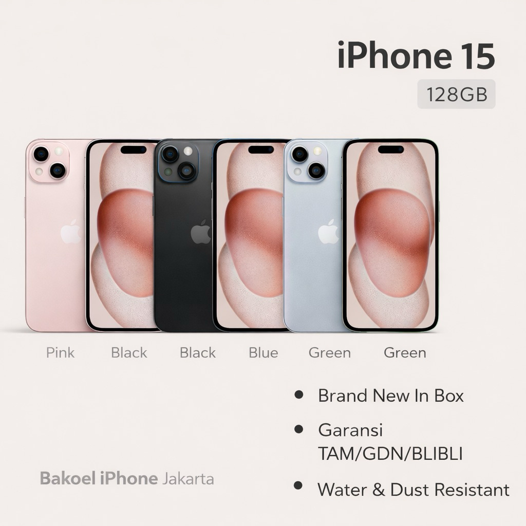 iPone15 bnib/segel/baru