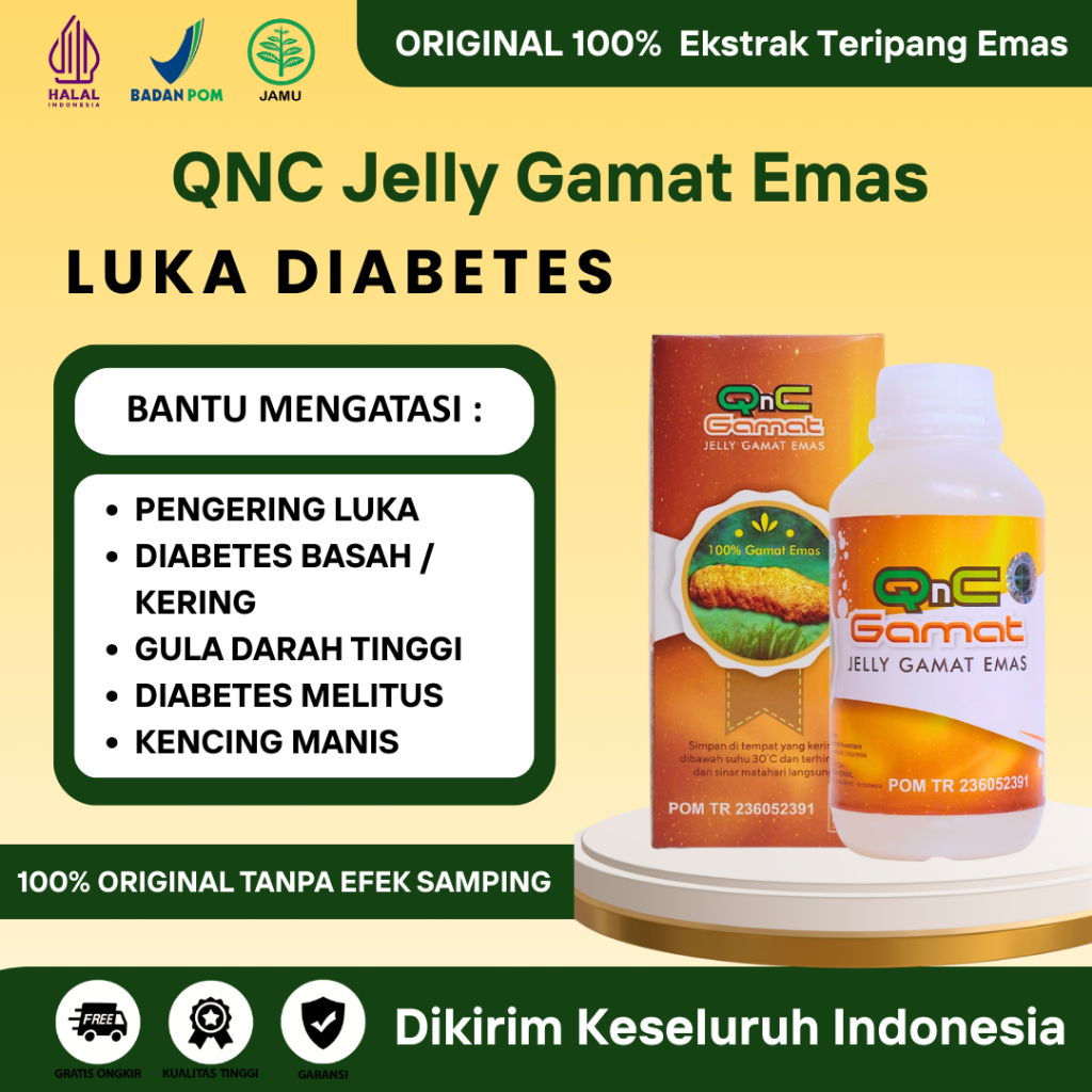 Obat Luka Diabetes, Luka Bernanah Basah Dan Kering, Infeksi Kulit Bengkak Dan Gatal 100% Original Ha