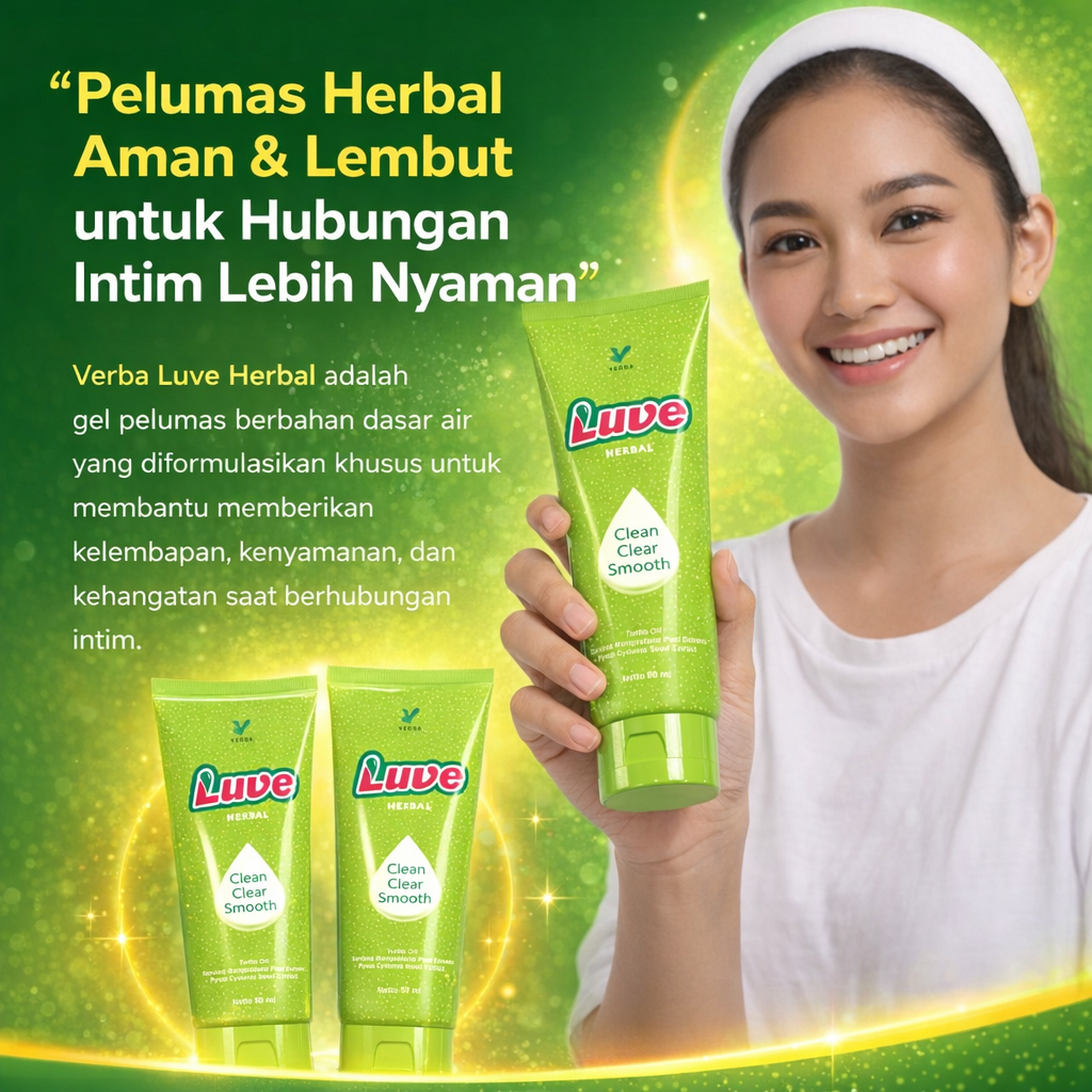 Verba Luve Herbal Gel Pelumas Aman BPOM 50ml