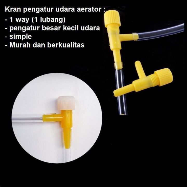 (The Claw) Valve Kran 1 Lubang Aerator Aquarium Keran T