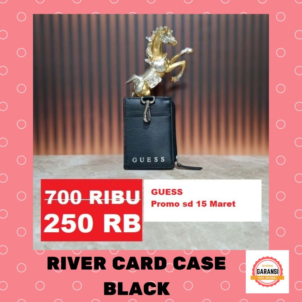 Dompet Guess seri RIVER CARD CASE  wallet sale original store