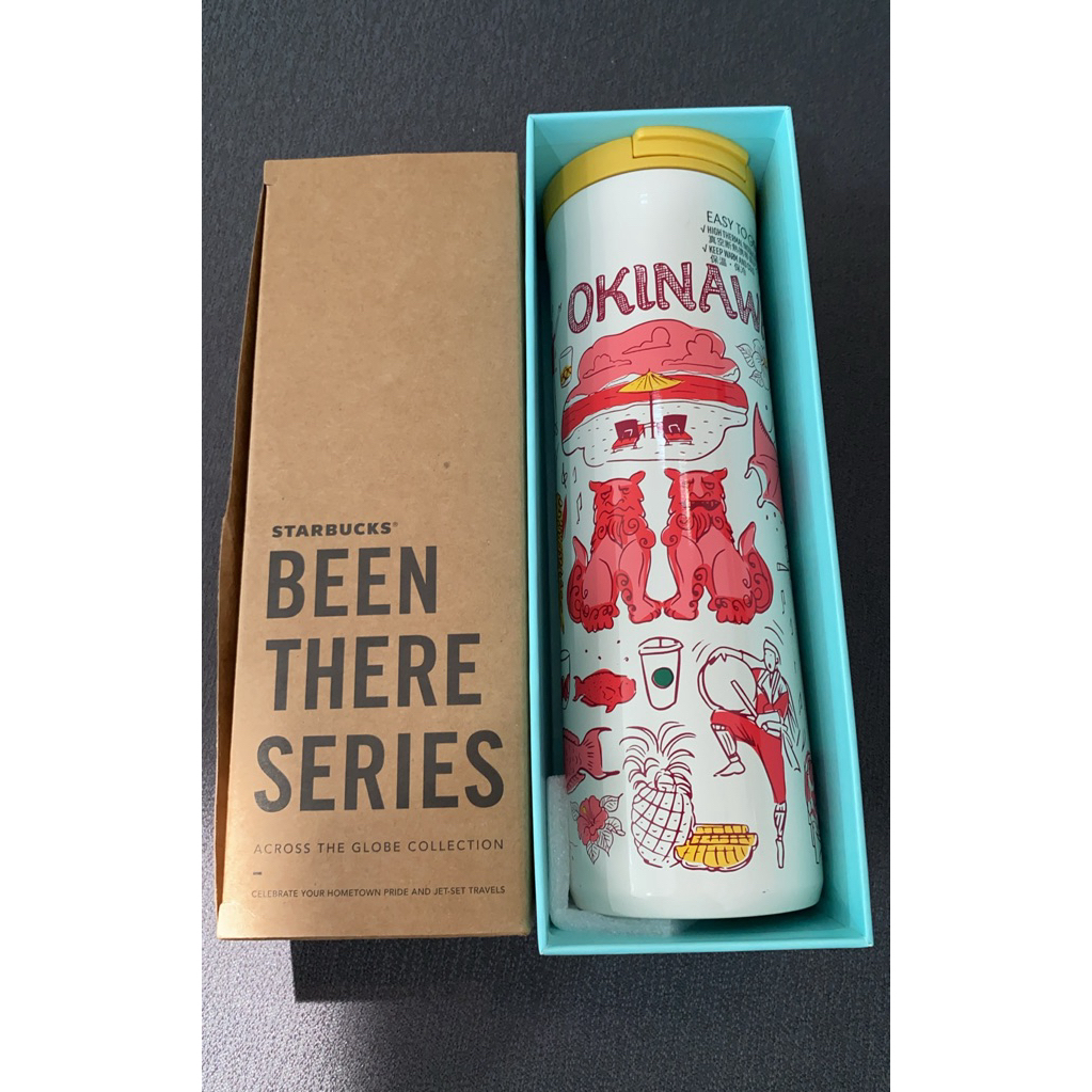 Original Starbucks Tumbler Okinawa Jepang Stainless Steel Been There Series 473 ml