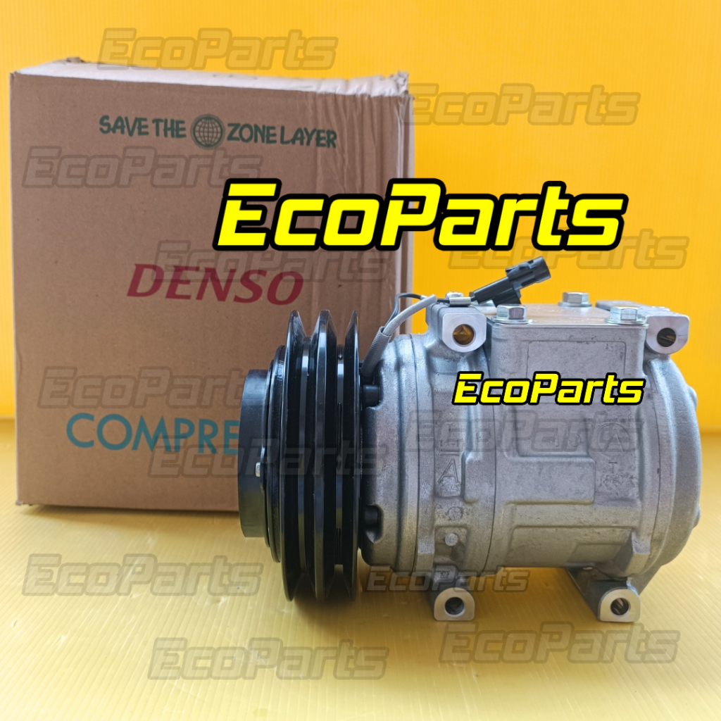 Kompresor Compressor AC Panther Capsul LS 10PA 15C DENSO ASLI Lengkap