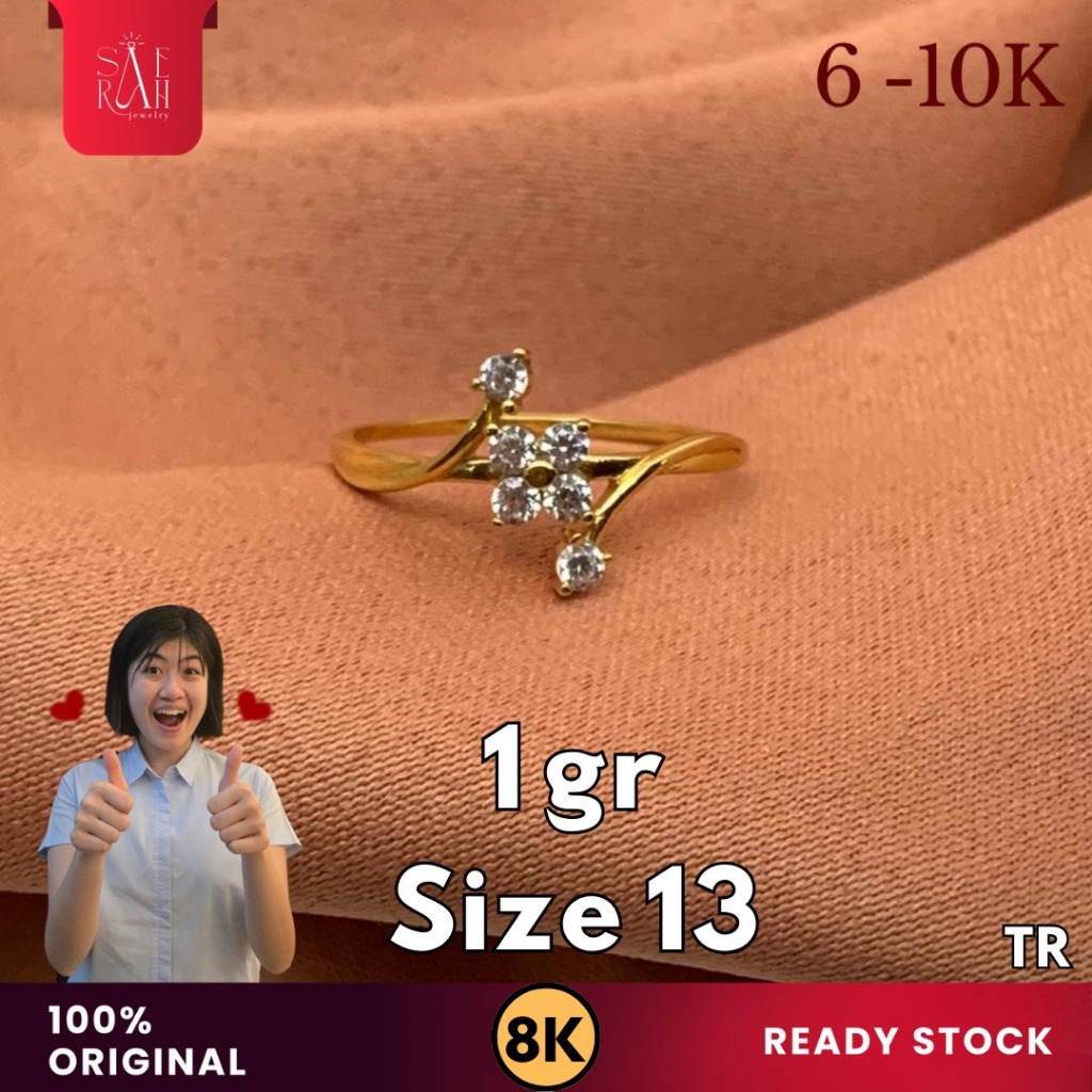 Cincin Emas 8K - Toko Emas Saerah - 1 Gram 252
