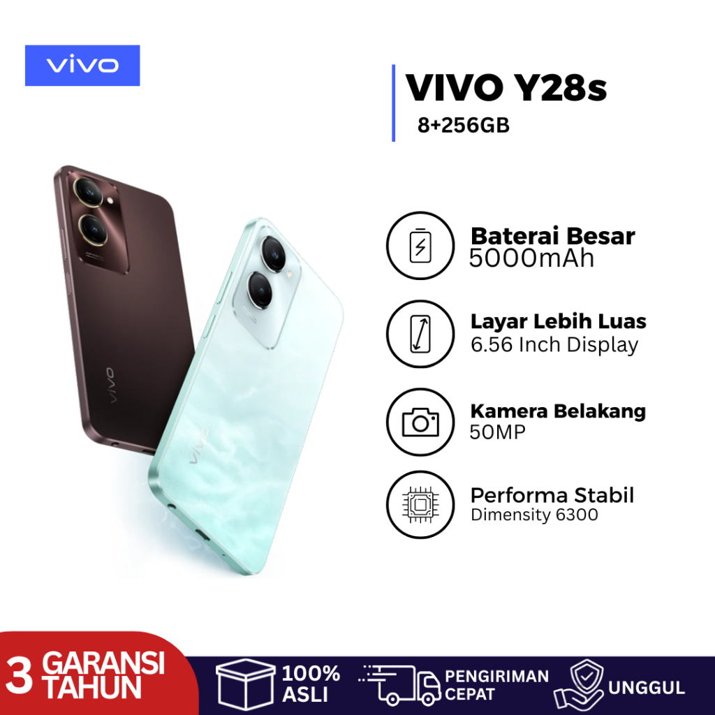 VIVO Y18 RAM 6/128 GB | VIVO Y 18 RAM 4/128 GB | VIVO Y18 RAM 4/64 GB GARANSI RESMI VIVO INDONESIA