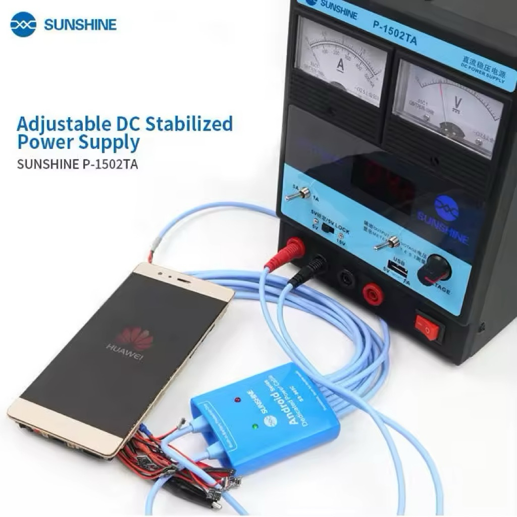 POWER SUPPLY SUNSHINE P-1502TA ORIGINAL 2 AMPERE DIGITAL POWER SUPPLY TOOLS SERVICE HP ORIGINAL TERM