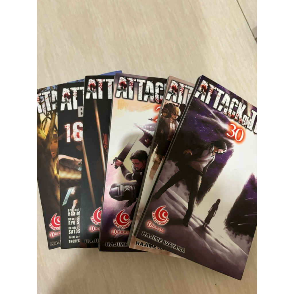 preloved komik attack on titan