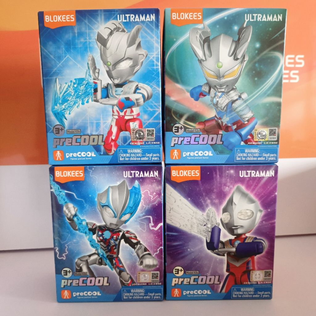 Blokees Ultraman Precool Series Ultraman Zero Ultraman Tiga Ultraman Z Ultraman Blazar
