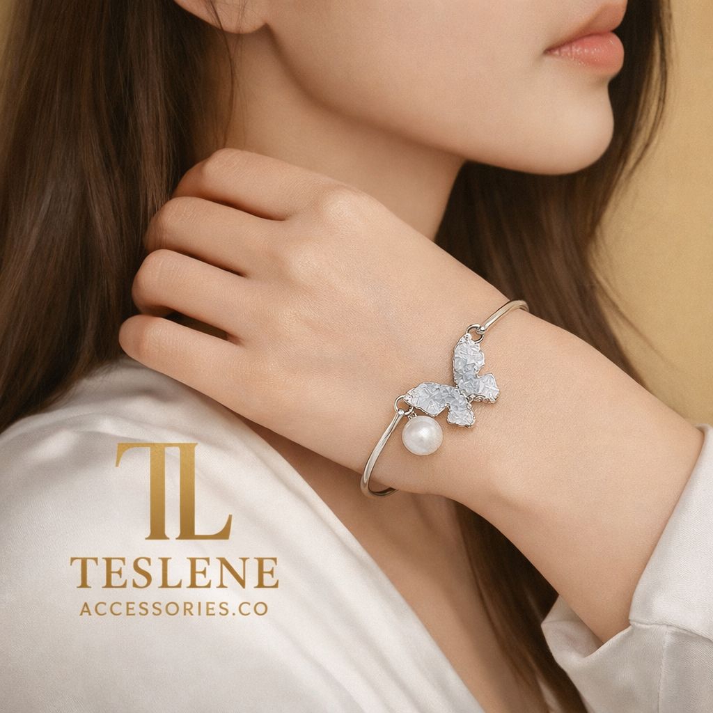 BLUE BUTTERFLY BRACELET | BRACELET BUTTERFLY TITANIUM