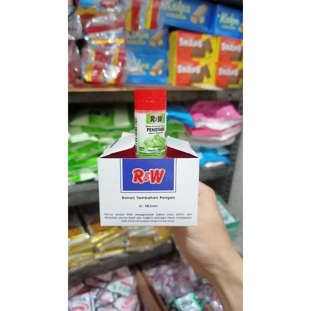 R&W RW Rajawali Pengenyal Bakso Penstabil 10gr  Grosir box isi 12