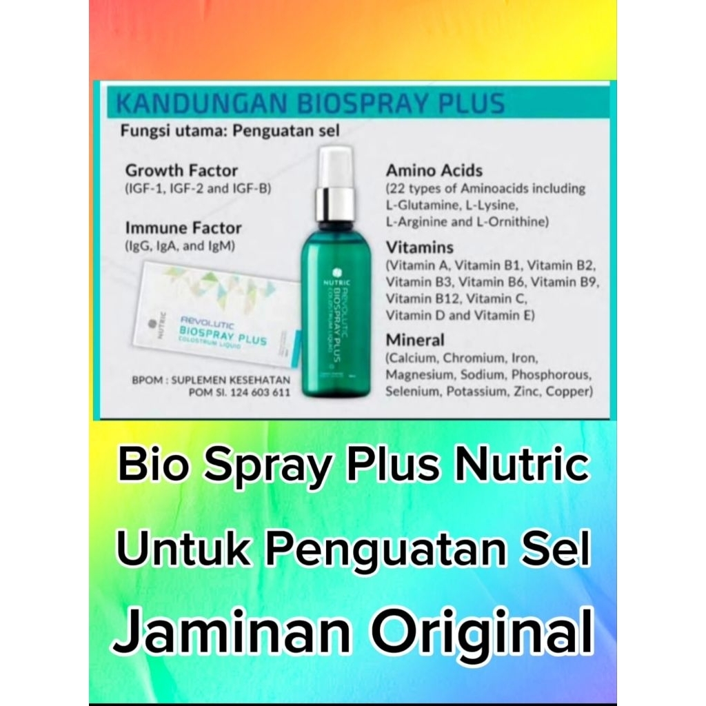 Bio Spray Plus Nutric Jaminan Original