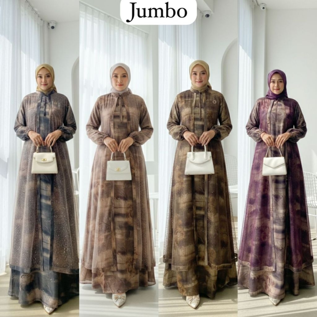 GAMIS LEBARAN JULIA SILK PREMIUM