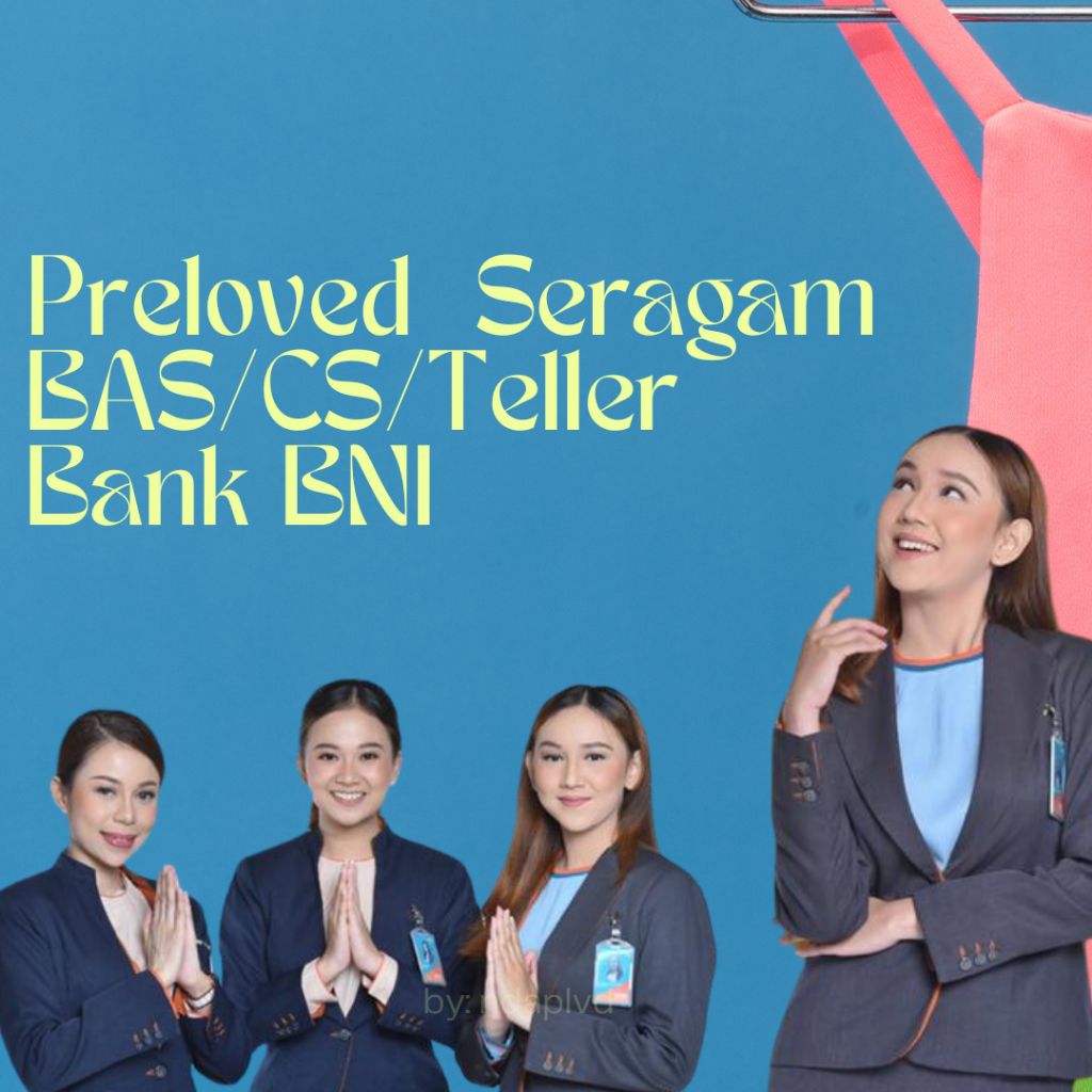 Preloved Blazer Seragam BAS / CS / Teller Bank BNI