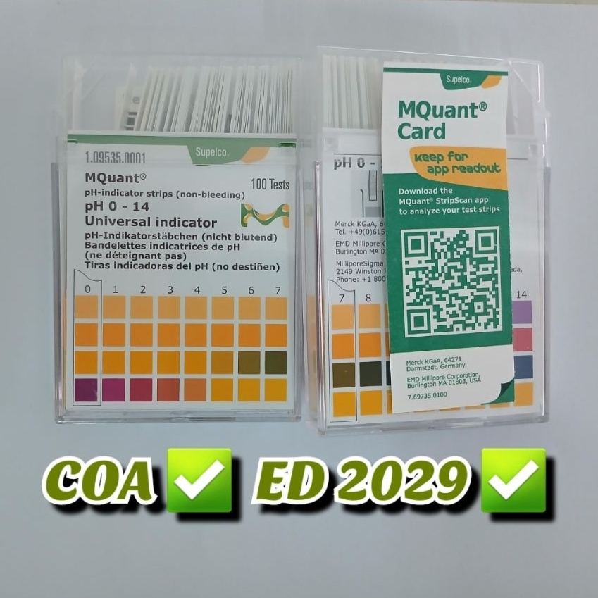 PH Paper / Kertas PH 0-14 Merck / Kertas Lakmus